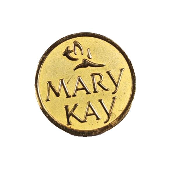 VTG Gold Tone Mary Kay Cosmetics Sales Pin Lapel Pinback Pin Milestone Award - Picture 1 of 6